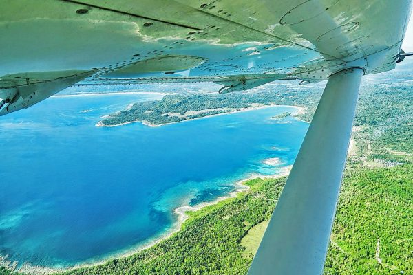 Airplaine Above Simeulue Island