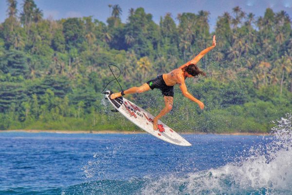 Surfing Sea Simeulue Island
